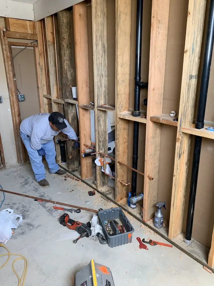 Commercial rough-in plumbing for Water Heater Replacement in Indianland